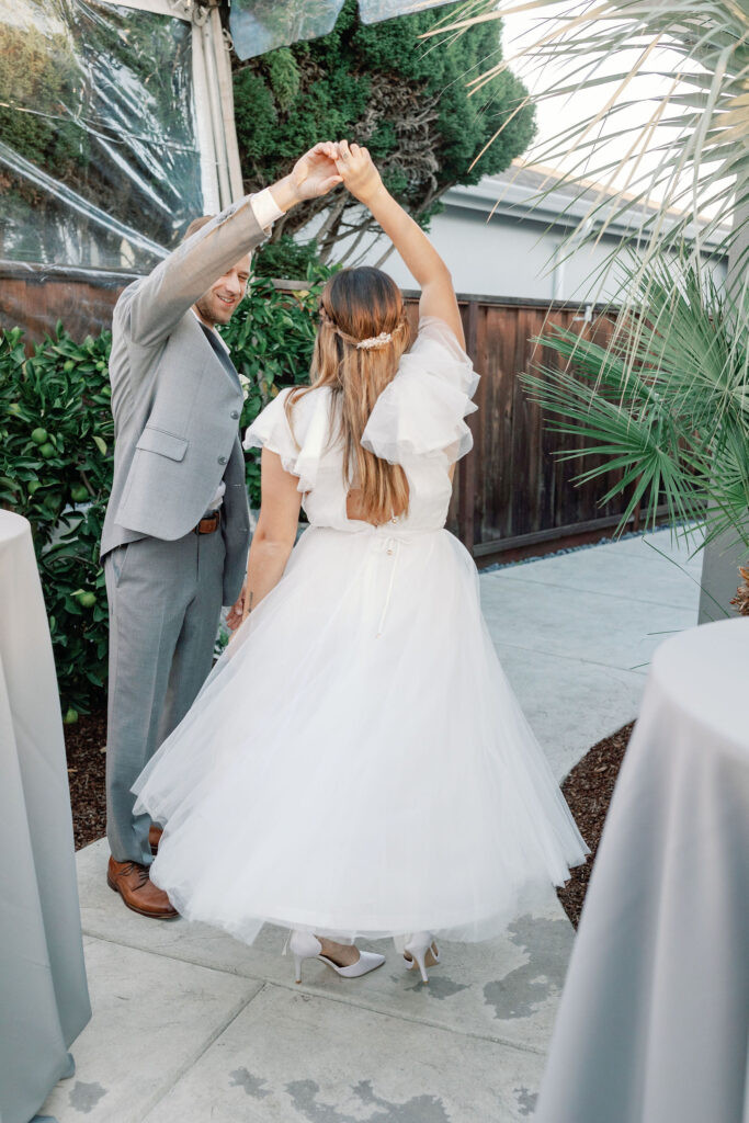 Bay Area photographers capture groom dancing with bride