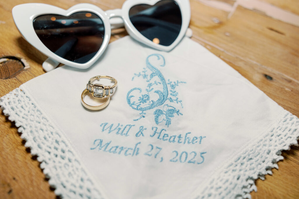 custom wedging handkercief 