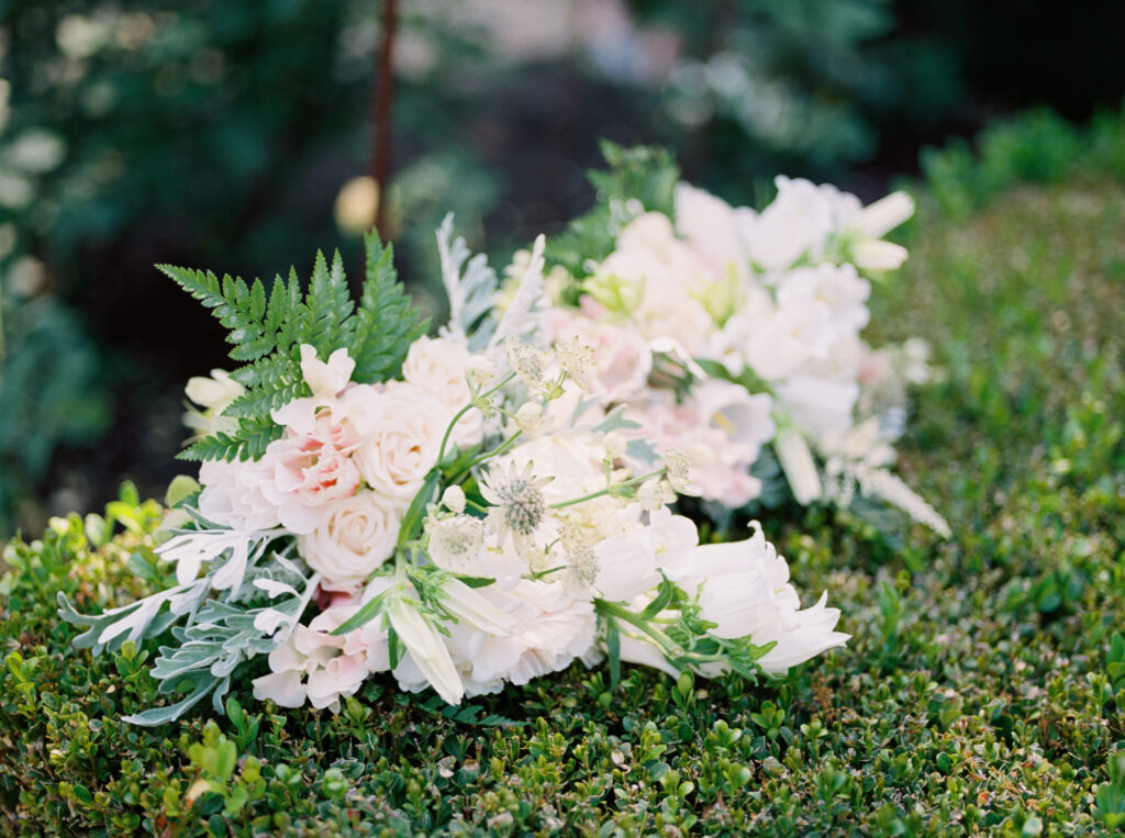 pastel wedding bridal bouquet 